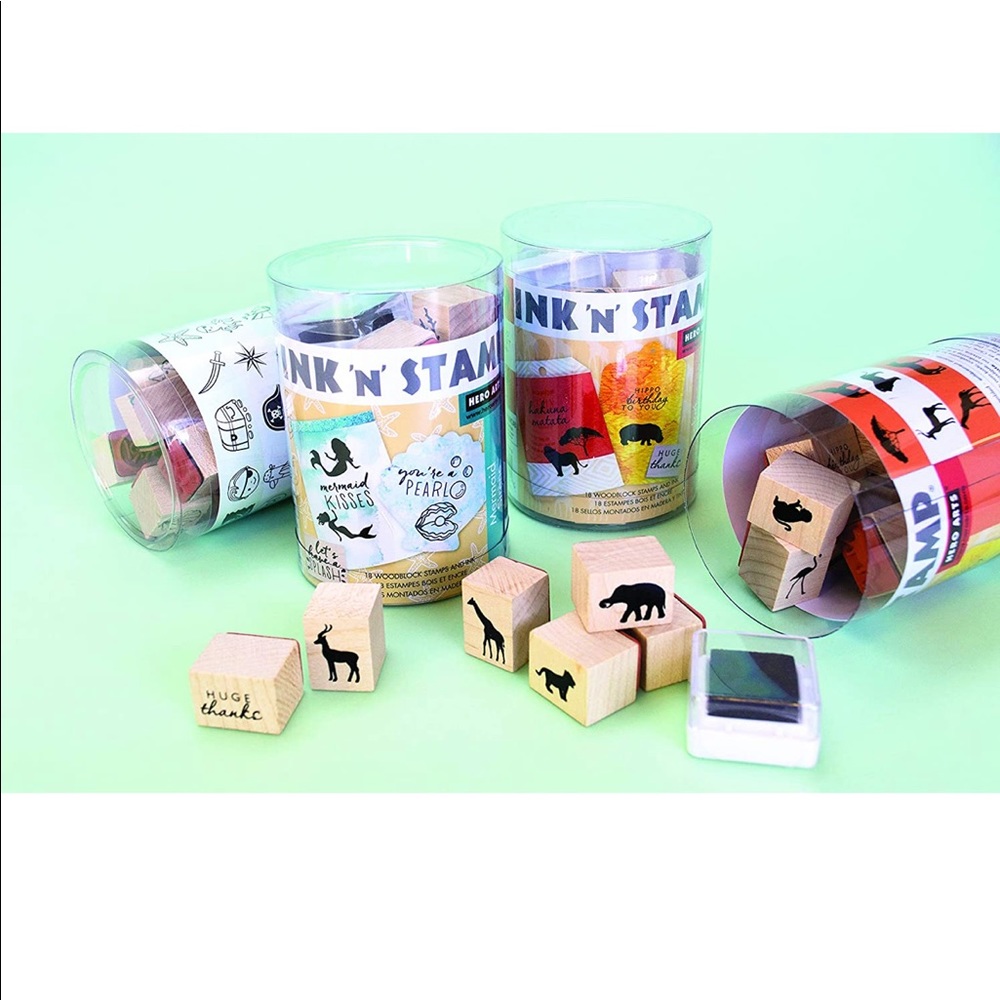 SEA LIFE STAMPS HERO ARTS WOODBLOCKS